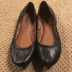 Lucky Brand Black Ballet Flats